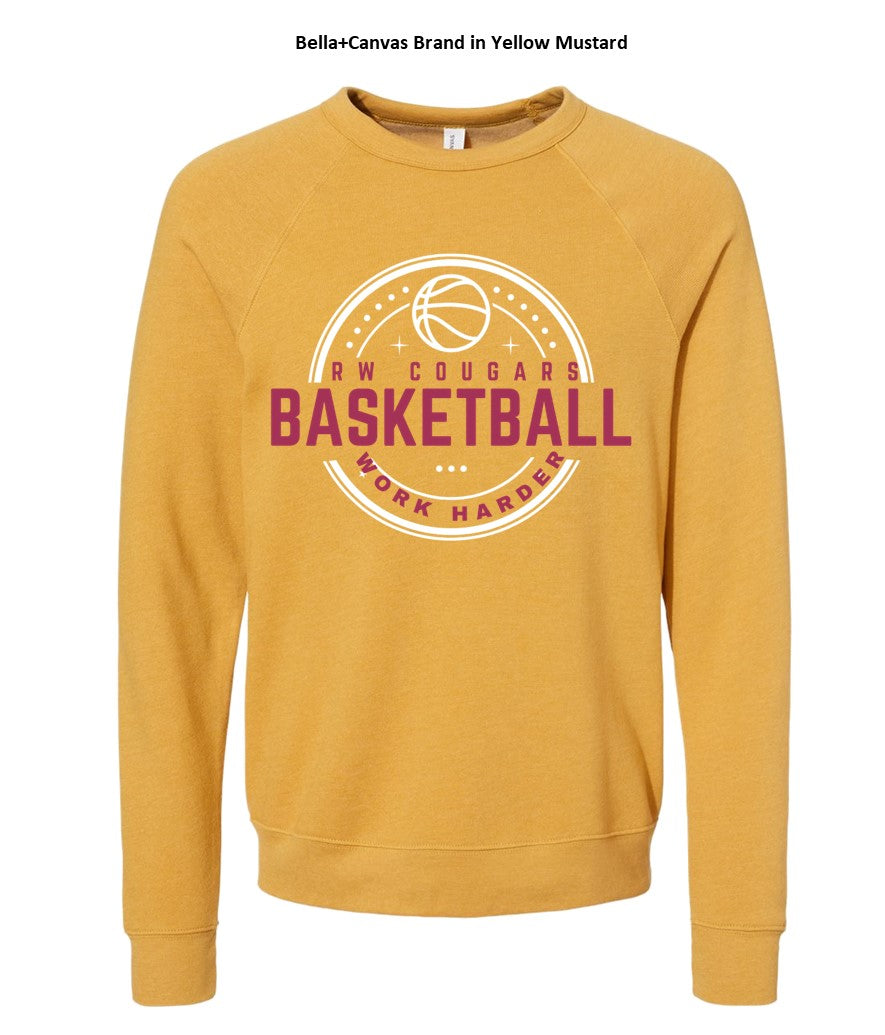 Cougars - Work Harder - on Heather Mustard and Gold - Several Styles to Choose From!