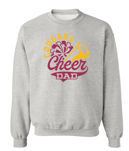 R/W - Cheer Dad on Grey - Several Styles to Choose From!