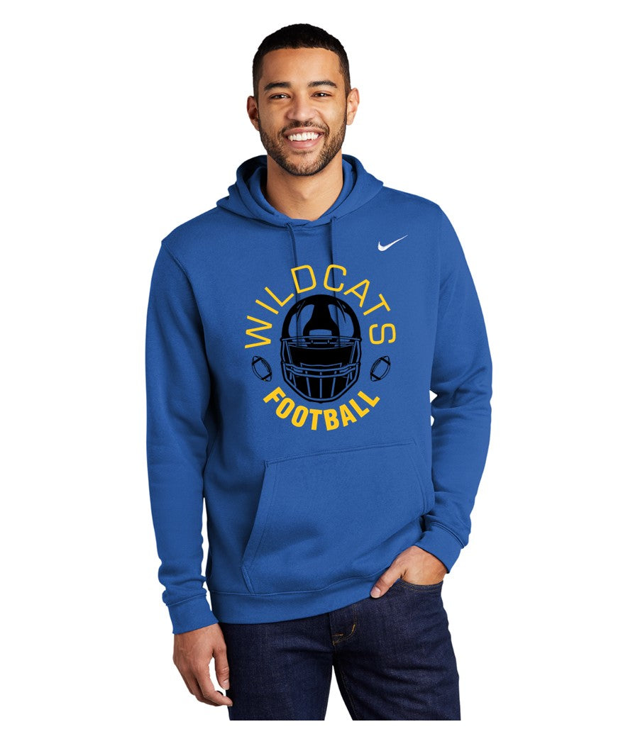 Galva Wildcats Football - Nike Club Fleece Pullover Hoodie