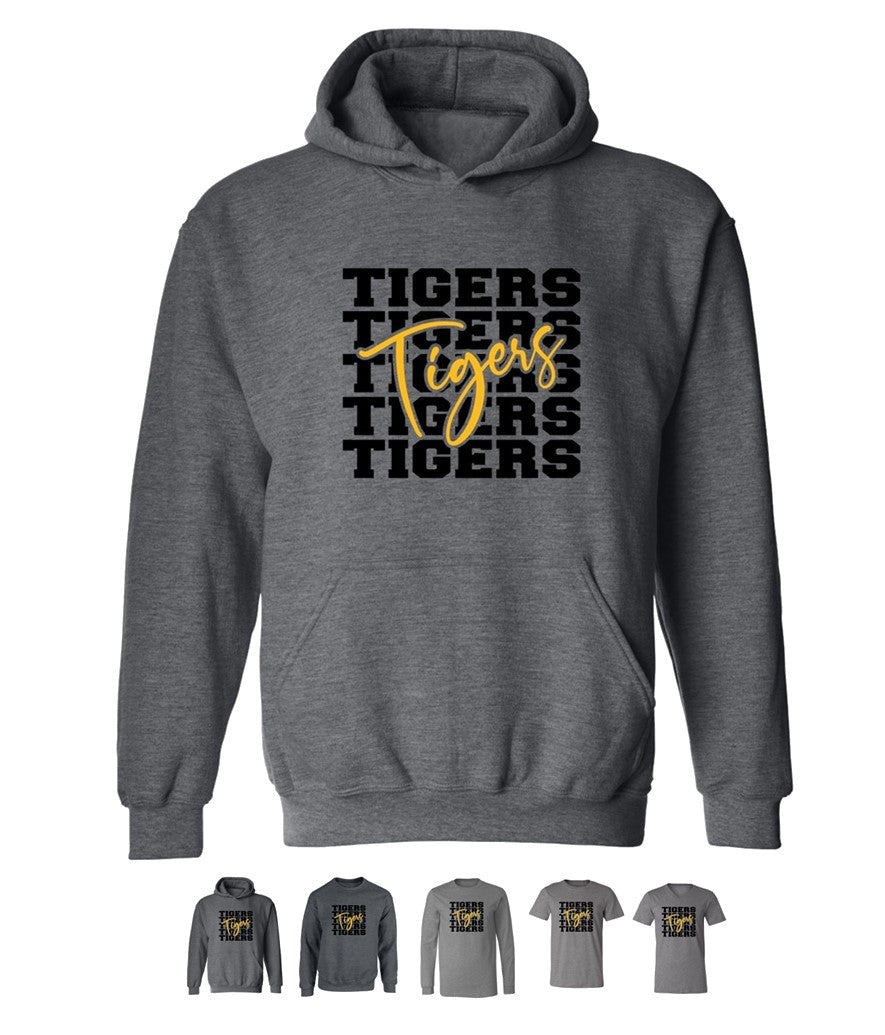 Tigers on Deep Heather - Several Styles to Choose From!