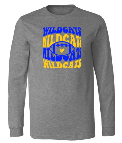 Wildcats Football on Deep Heather - Several Styles to Choose From!