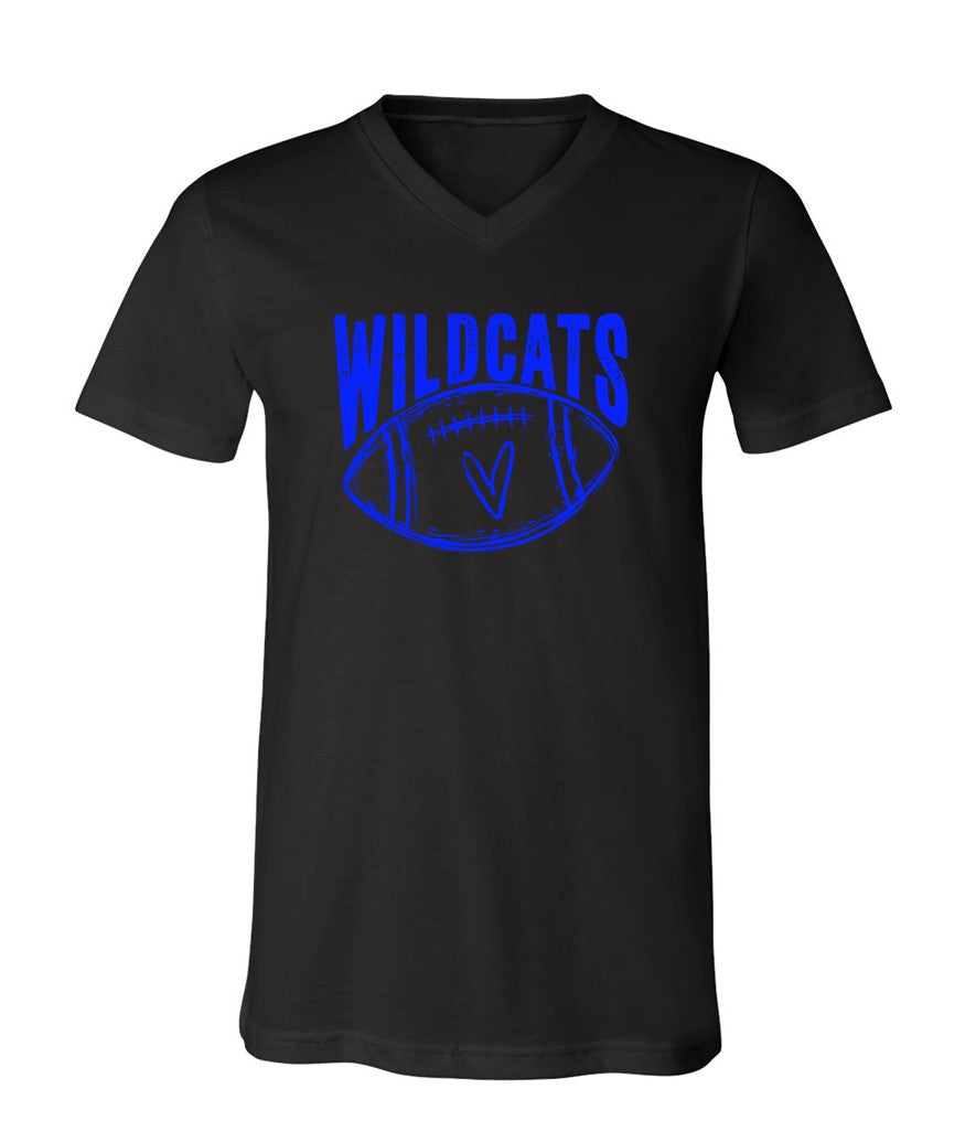 Galva Wildcats Football on Black - Several Styles to Choose From!
