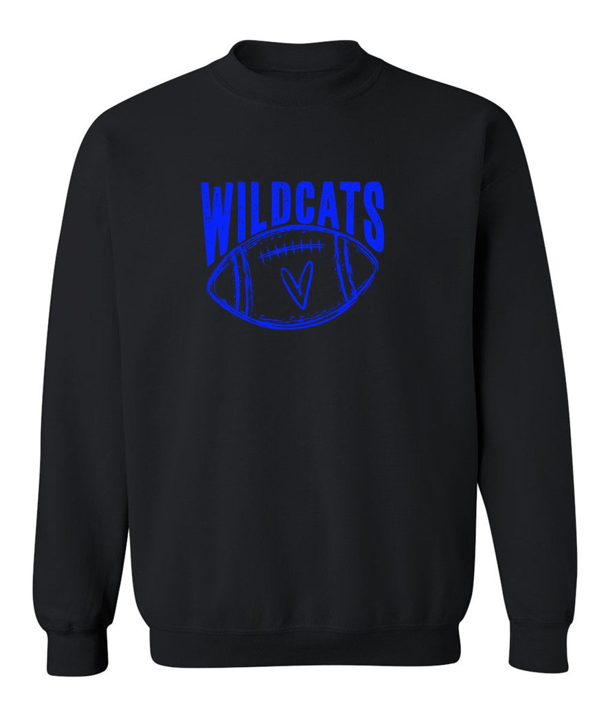 Galva Wildcats Football on Black - Several Styles to Choose From!