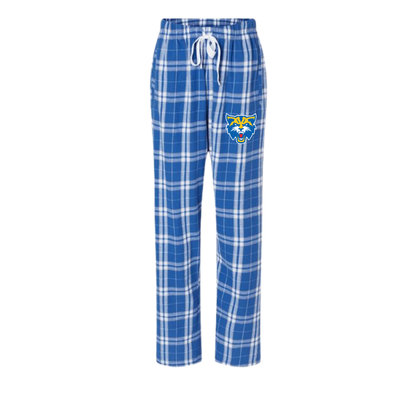 Wildcats Flannel Pants-Black and White-Youth, Women's, Men's Sizing