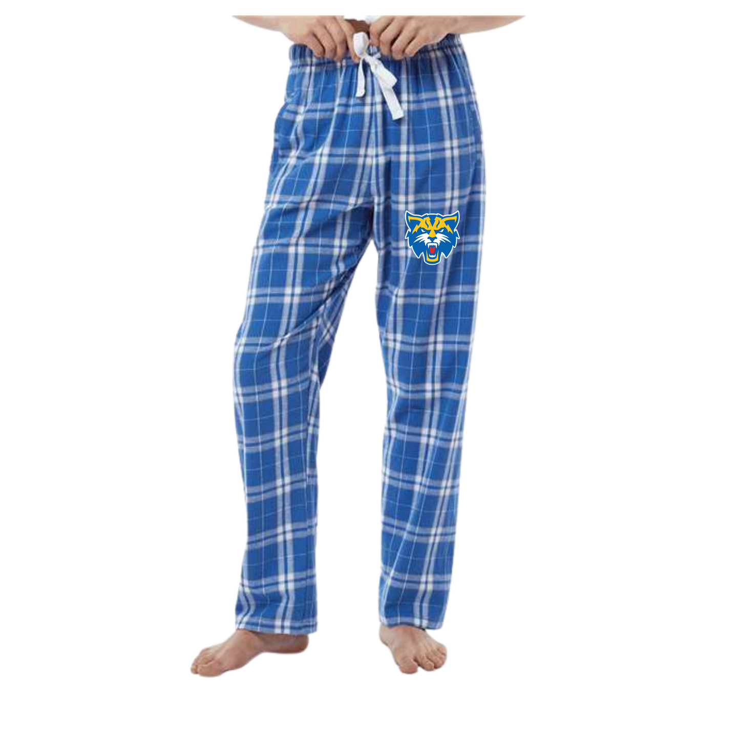 Wildcats Flannel Pants-Black and White-Youth, Women's, Men's Sizing
