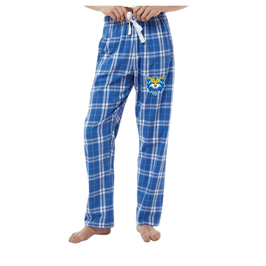 Wildcats Flannel Pants-Black and White-Youth, Women's, Men's Sizing