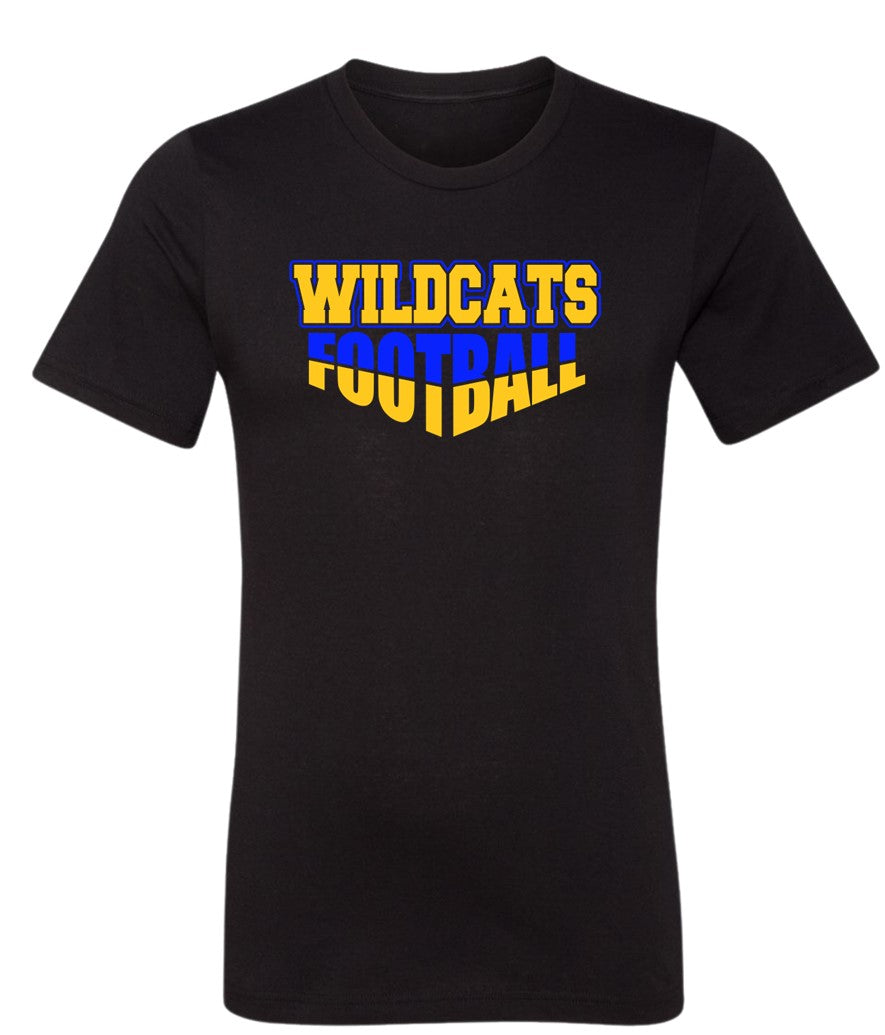 Galva Wildcats Football on Black - Several Styles to Choose From!