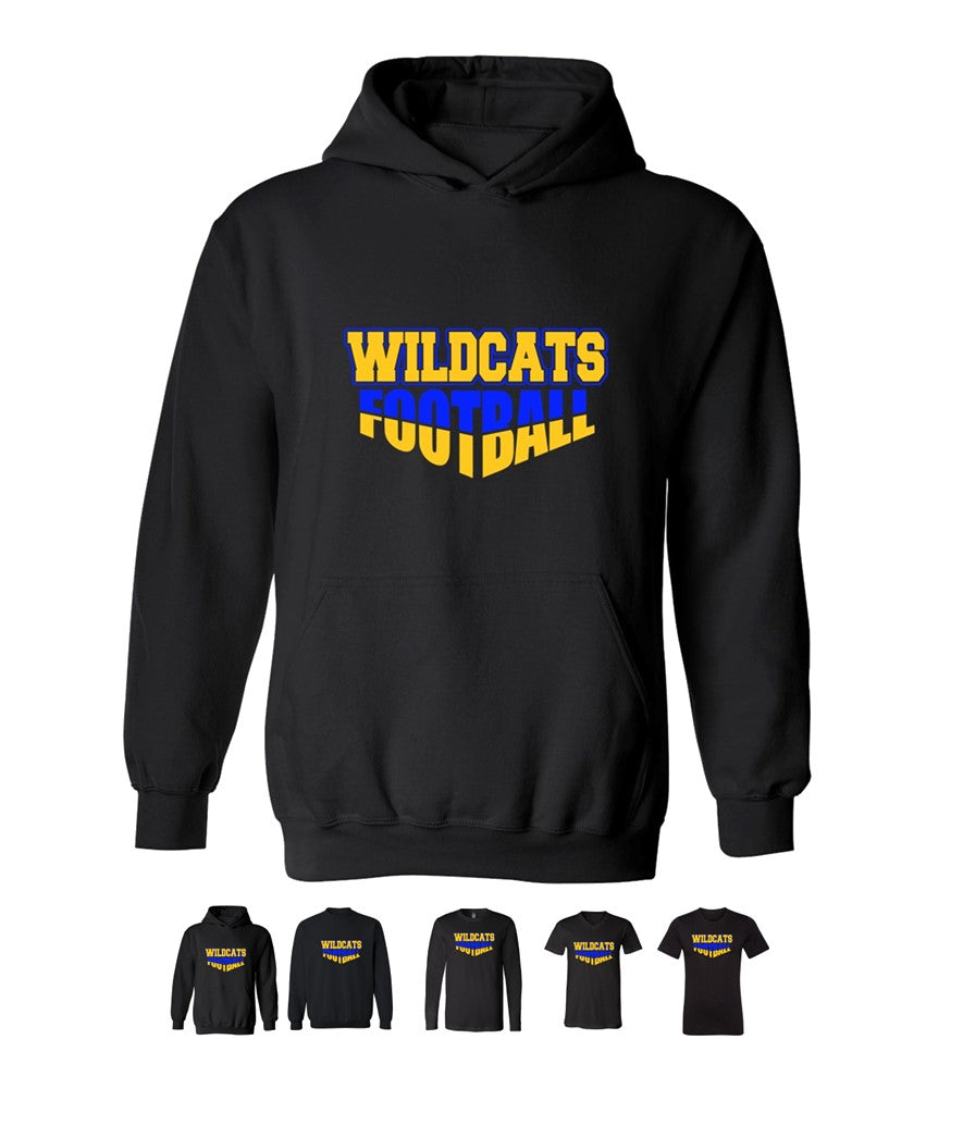 Galva Wildcats Football on Black - Several Styles to Choose From ...