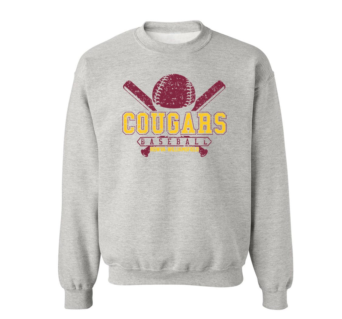 RW Cougars Baseball on Grey - Several Styles to Choose From!