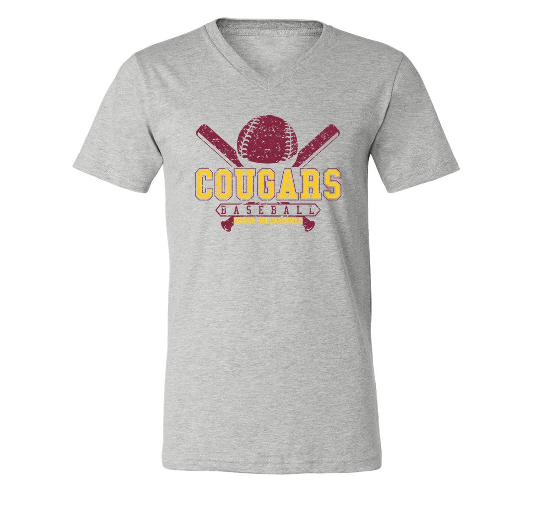 RW Cougars Baseball on Grey - Several Styles to Choose From!