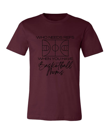 Mom Ref in black on Maroon- Several Styles to Choose From!