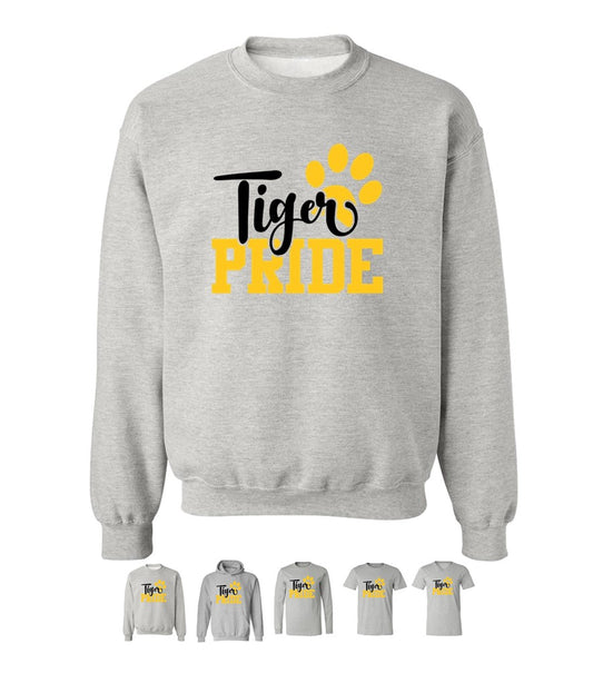 Tiger Pride on Grey - Several Styles to Choose From!