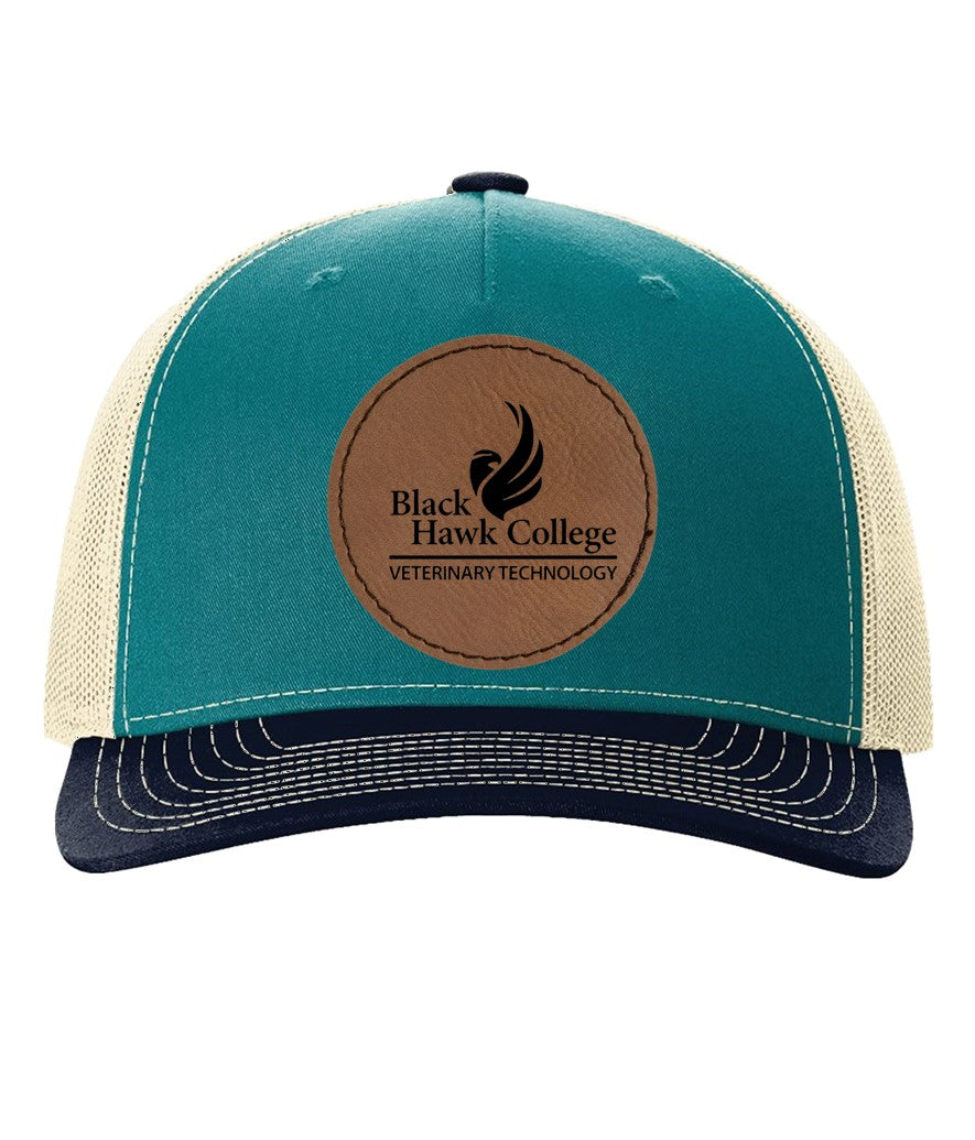 Richardson - Five-Panel Trucker Cap - Blue Teal/ Birch/ Navy