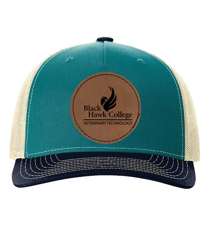 Richardson - Five-Panel Trucker Cap - Blue Teal/ Birch/ Navy