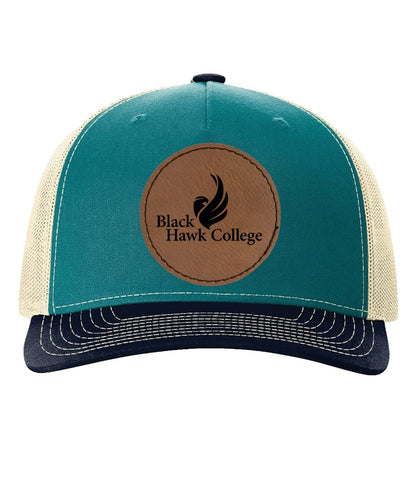 Richardson - Five-Panel Trucker Cap - Blue Teal/ Birch/ Navy