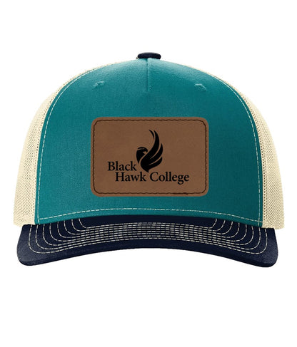 Richardson - Five-Panel Trucker Cap - Blue Teal/ Birch/ Navy