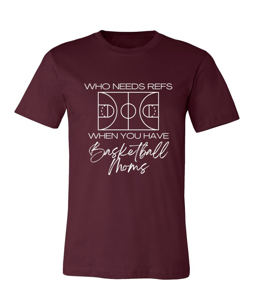 Mom Ref in white on Maroon- Several Styles to Choose From!