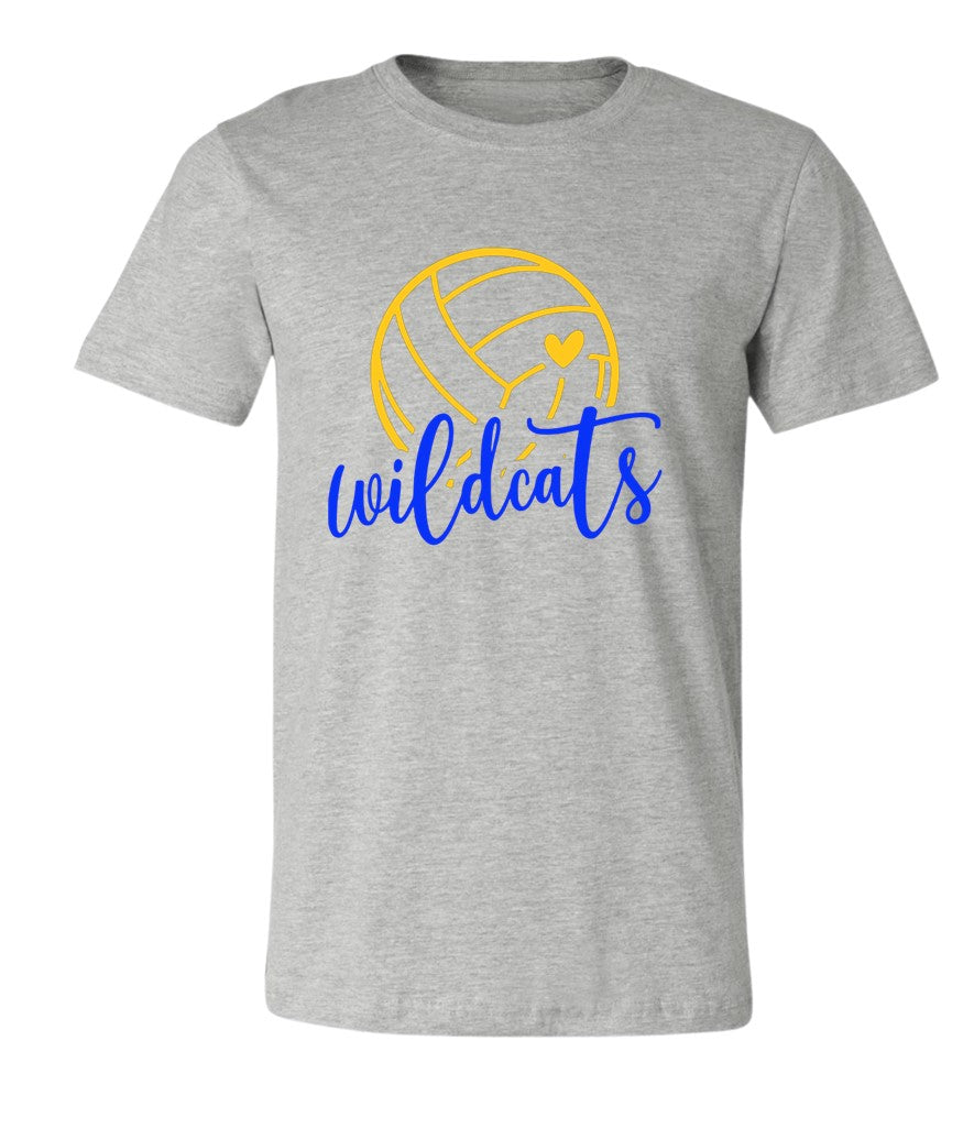 Galva Wildcats Volleyball on Grey - Several Styles to Choose From!