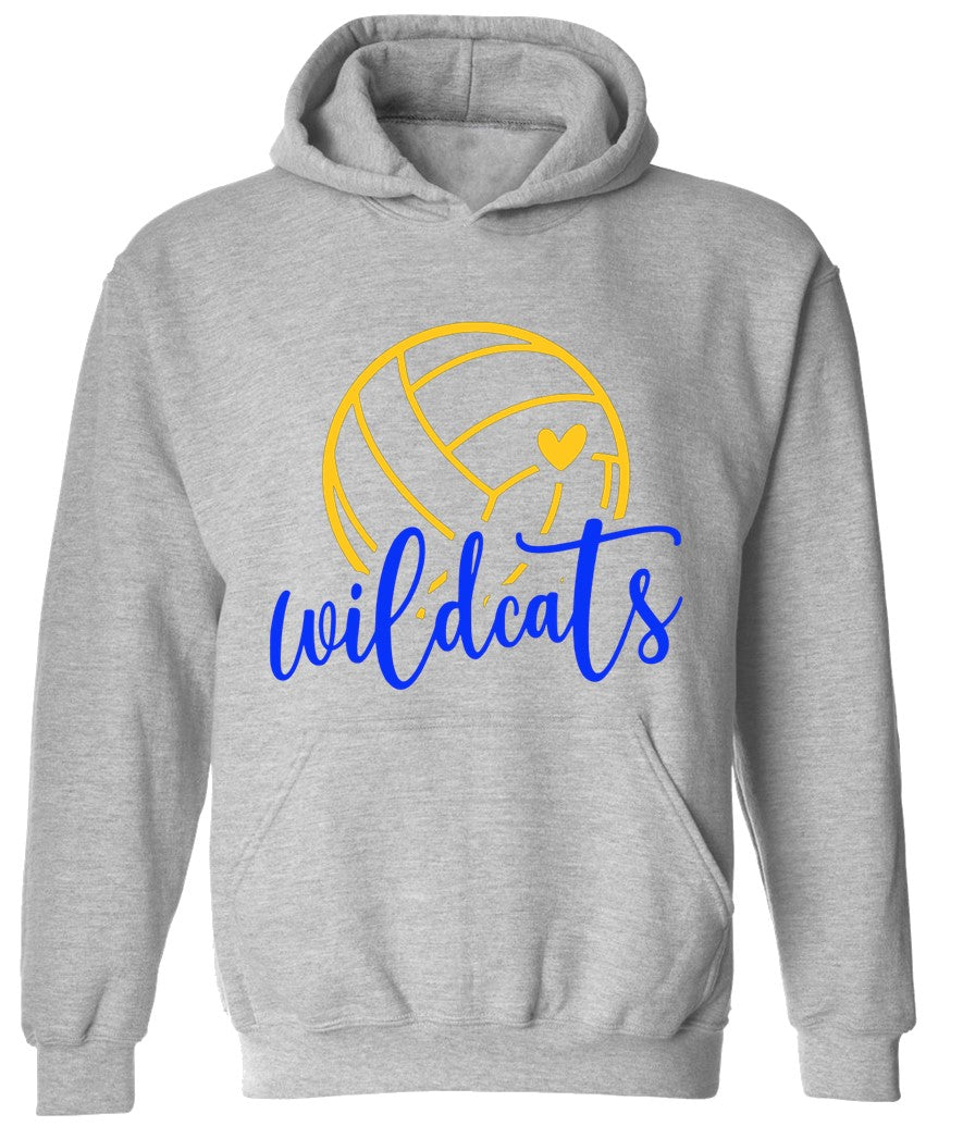 Galva Wildcats Volleyball on Grey - Several Styles to Choose From!