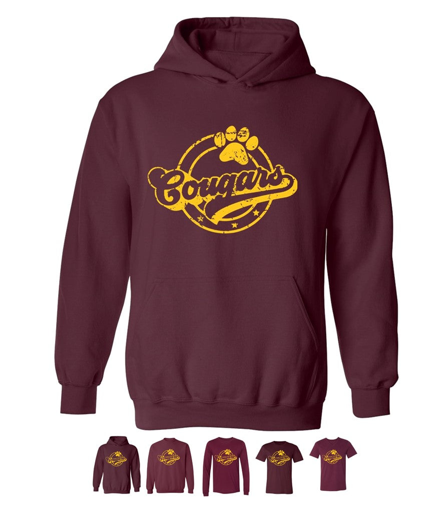 Cougars on Maroon- Several Styles to Choose From!