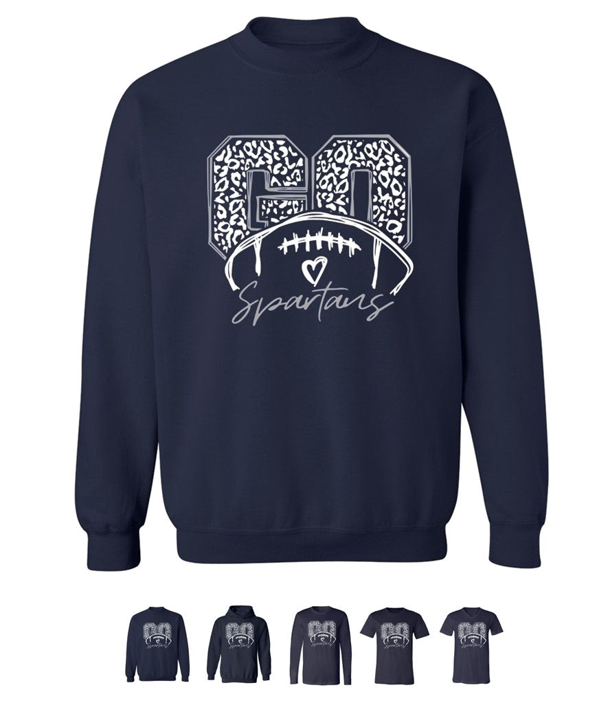 Spartans on Navy - Several Styles to Choose From!