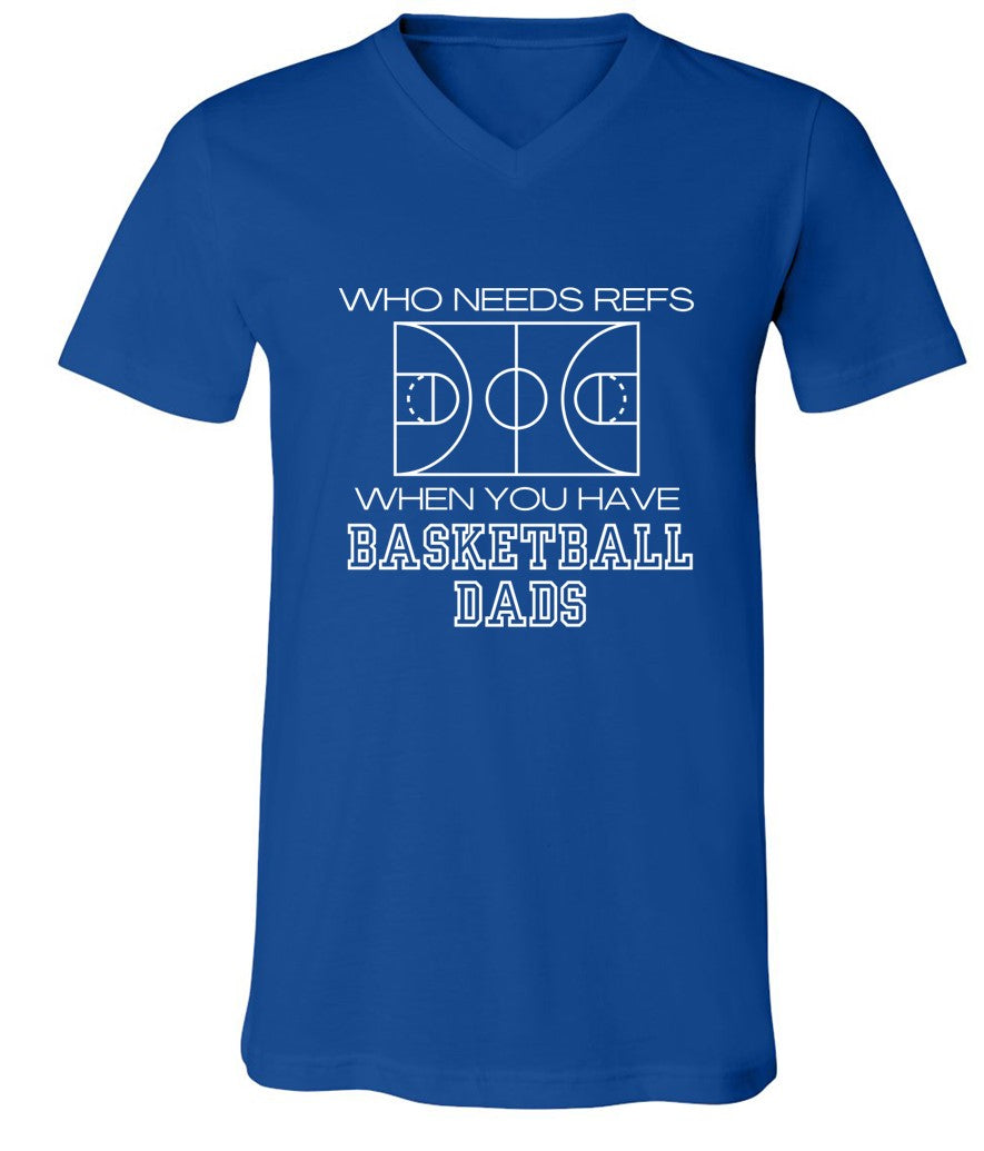 Dad Ref in white on Royal Blue - Several Styles to Choose From!