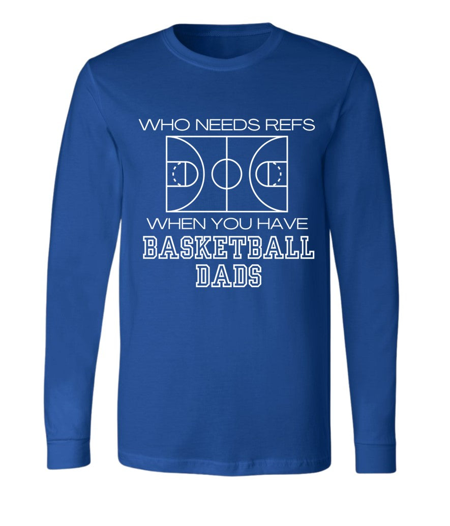 Dad Ref in white on Royal Blue - Several Styles to Choose From!