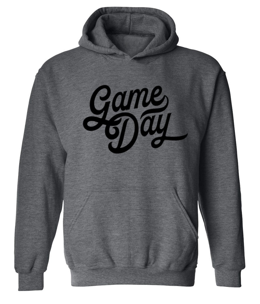 Game Day in black on Deep Heather - Several Styles to Choose From!