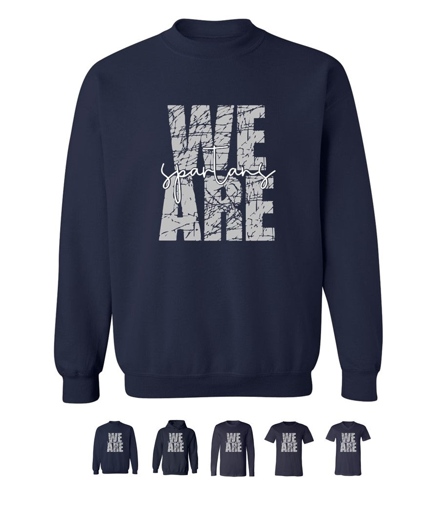 We are Spartans on Navy - Several Styles to Choose From!