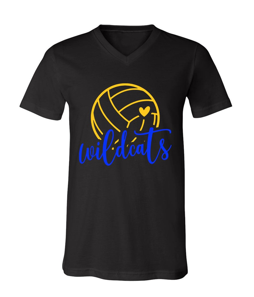 Galva Wildcats Volleyball on Black - Several Styles to Choose From!