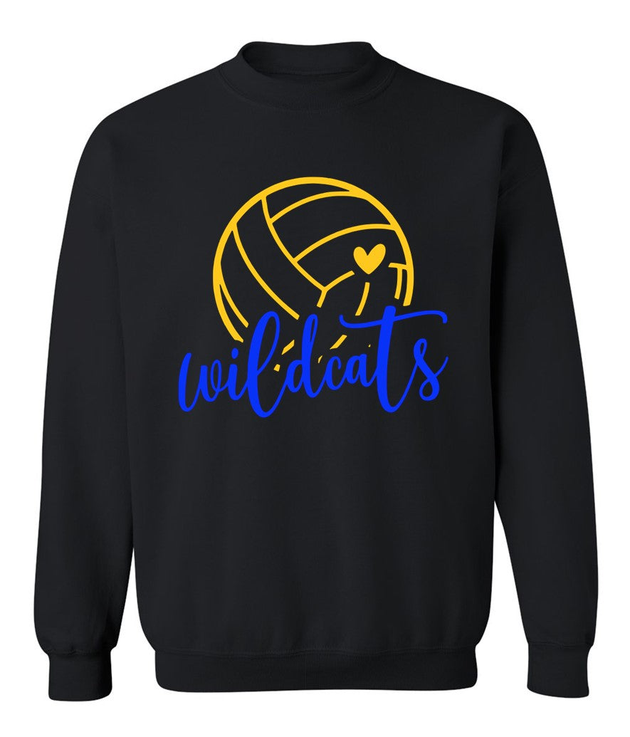 Galva Wildcats Volleyball on Black - Several Styles to Choose From!