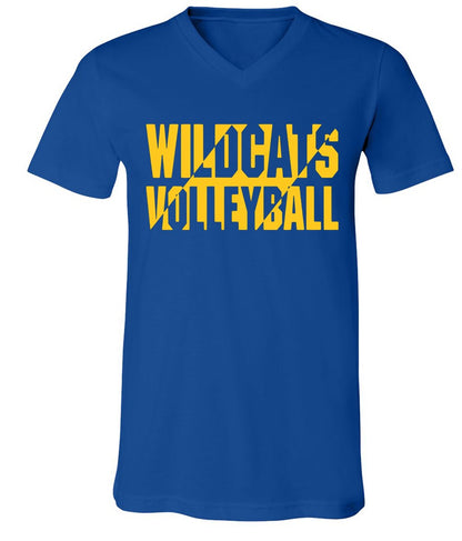 Galva Wildcats Volleyball on Blue - Several Styles to Choose From!