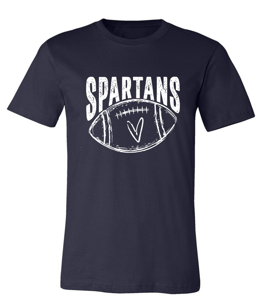 Spartans Football on Navy - Several Styles to Choose From!