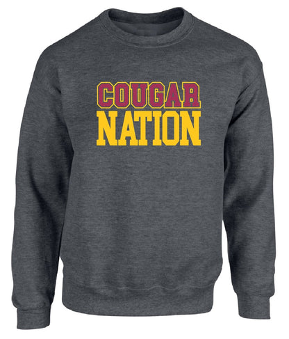 Cougar Nation on Deep Heather - Several Styles to Choose From!