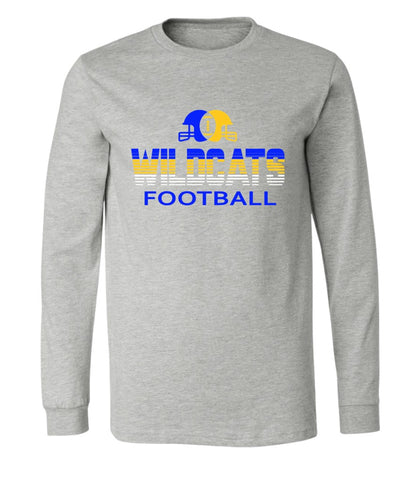 Galva Wildcats Football on Grey - Several Styles to Choose From!