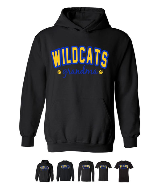 Galva Wildcats Grandma on Black - Several Styles to Choose From!