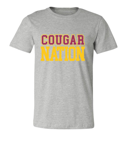 Cougar Nation on Grey - Several Styles to Choose From!