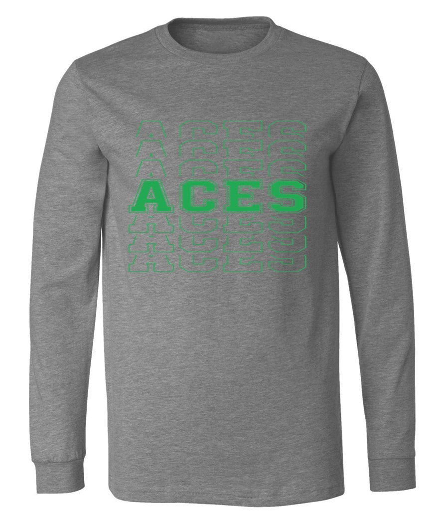 Aces Repeat on Deep Heather - Several Styles to Choose From!