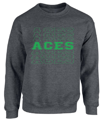 Aces Repeat on Deep Heather - Several Styles to Choose From!