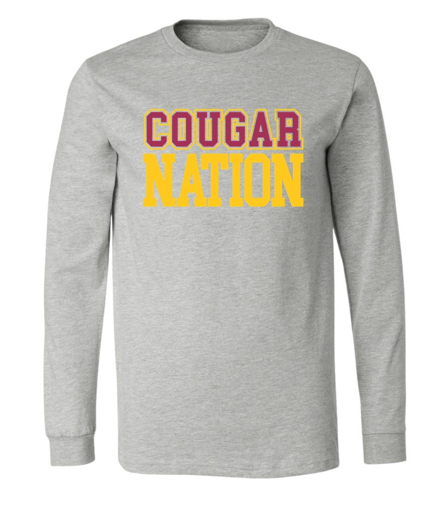 Cougar Nation on Grey - Several Styles to Choose From!