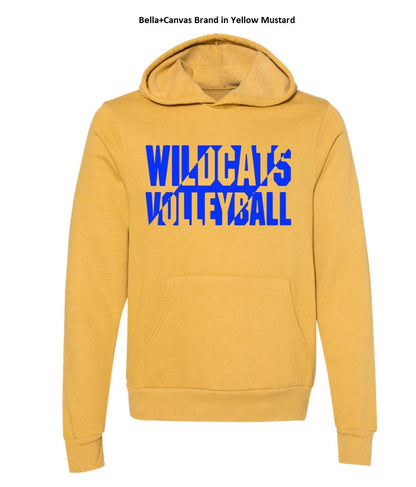 Galva Wildcats Volleyball on a variety of Yellows! - Several Styles to Choose From!