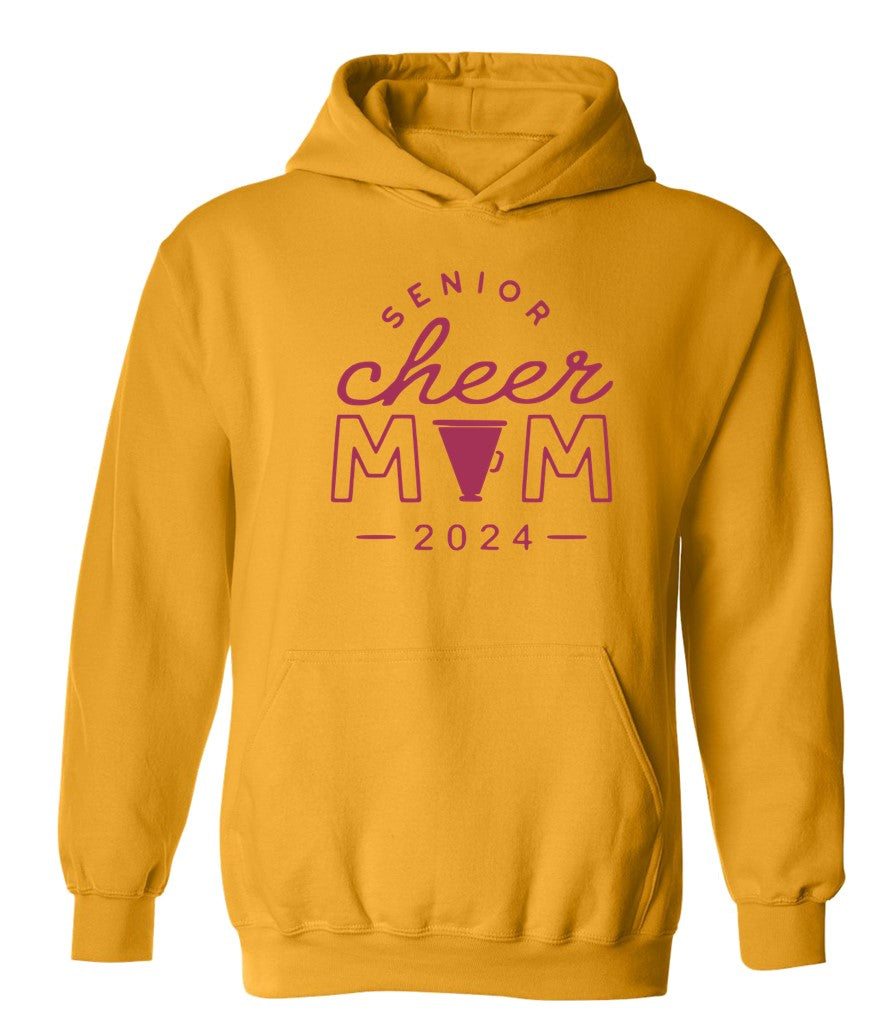 R/W - Senior Cheer Mom on Heather Mustard and Gold - Several Styles to Choose From!