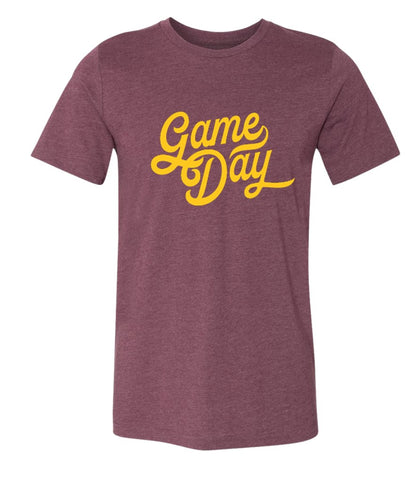 Game Day on Heather Maroon - Several Styles to Choose From!