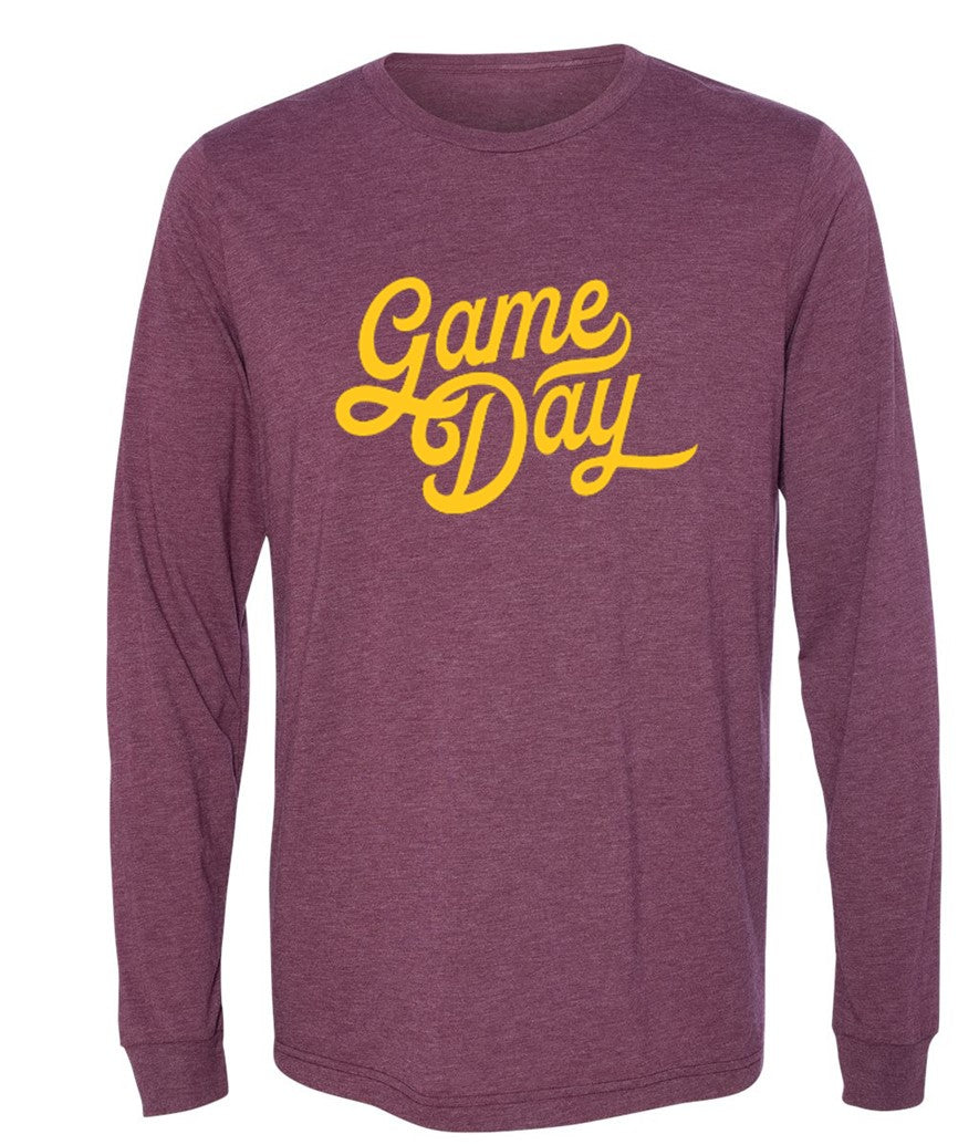 Game Day on Heather Maroon - Several Styles to Choose From!