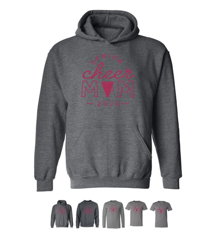 R/W - Senior Cheer Mom on Deep Heather - Several Styles to Choose From!