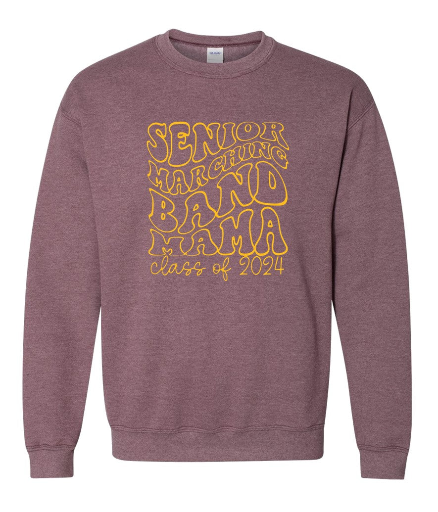 R/W - Senior Marching Band on Heather Maroon - Several Styles to Choose From!