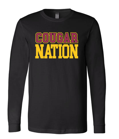 Cougar Nation on Black - Several Styles to Choose From!