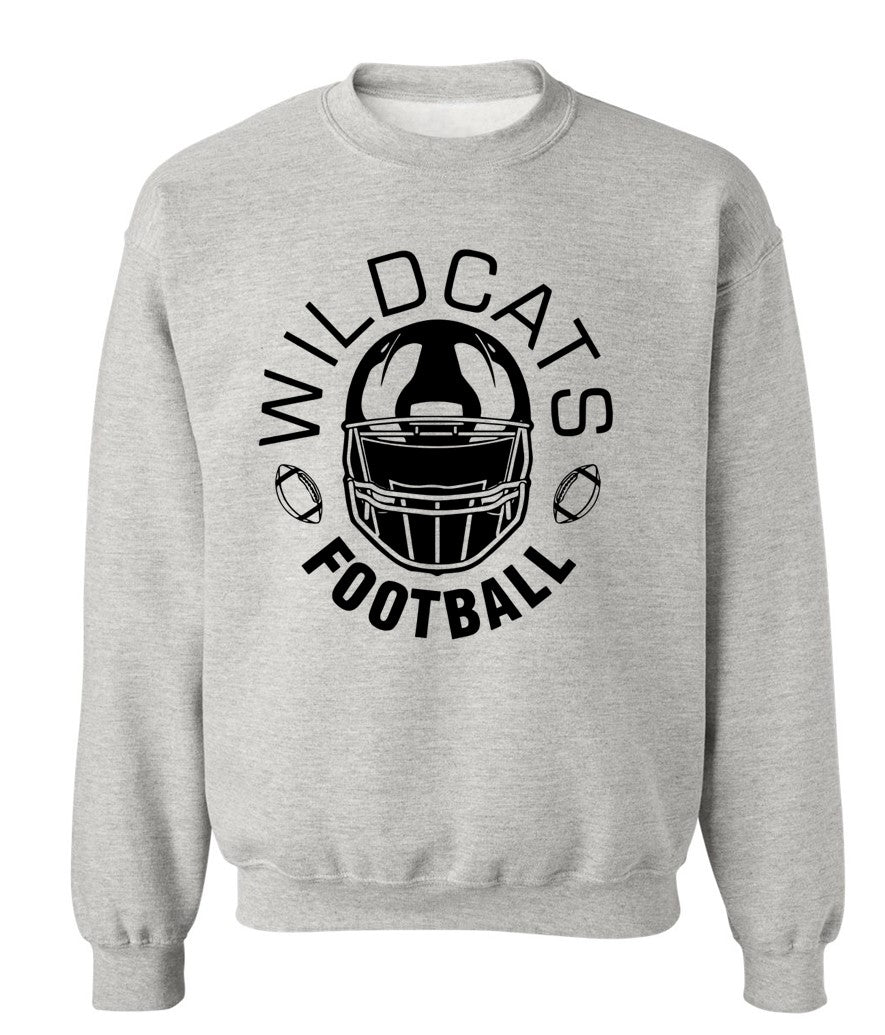 Galva Wildcats Football on Grey - Several Styles to Choose From!