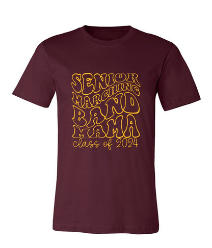 R/W - Senior Marching Band on Maroon- Several Styles to Choose From!