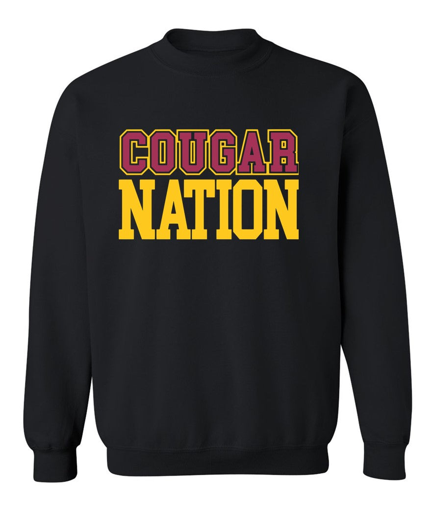 Cougar Nation on Black - Several Styles to Choose From!